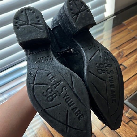 A.S.98 Biker Boots from Spain Leather and Suede Cheyenne 39 8.5 - Picture 8 of 15